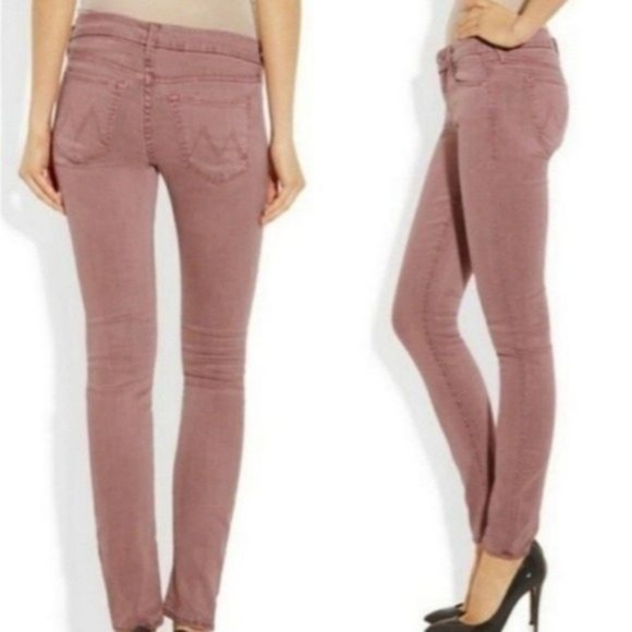 MOTHER  'The Looker' Pop! Pine Skinny Jeans - Picture 1 of 11